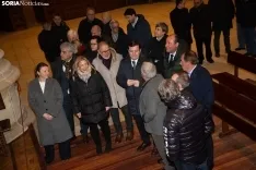 Mañueco presenta la actuación en el claustro y la fachada de la Concatedral de San Pedro