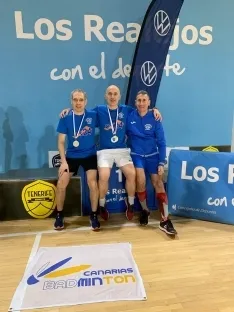 Foto 3 - Llegan las primeras medallas para los s&eacute;nior del B&aacute;dminton Soria
