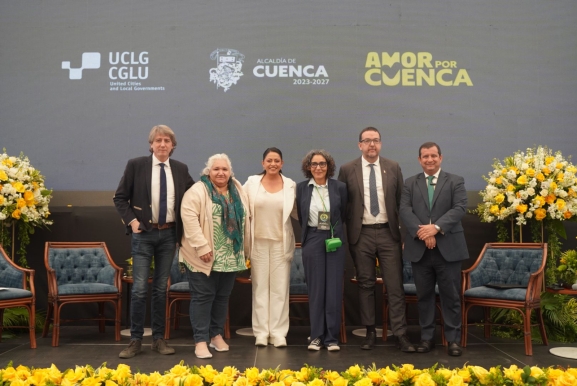 Mínguez insiste en que la ordenación de los territorios es una prioridad en el Foro Mundial de Ciudades Intermedias 