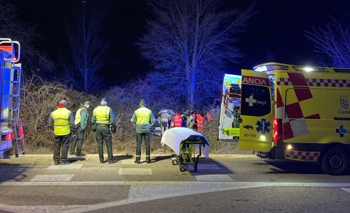 Grave accidente en Almenar: Un fallecido y un herido