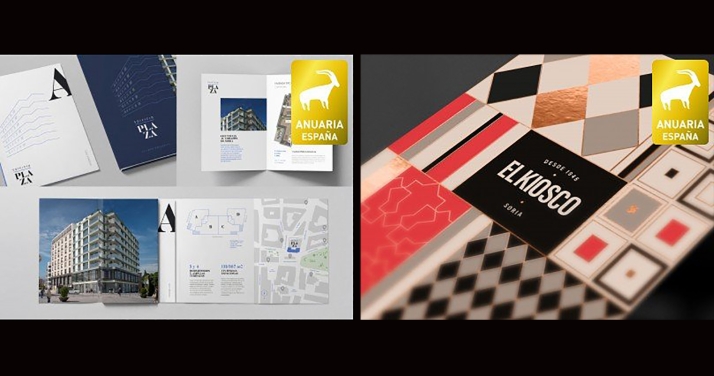 Estudio Ayllón, de Soria, recibe un destacado palmarés en los premios Anuaria de diseño gráfico