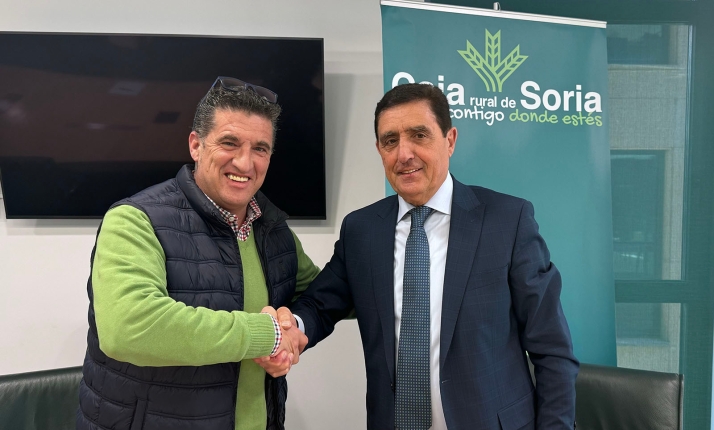 Caja Rural de Soria y el CD Golmayo Camaretas firman un convenio de colaboración