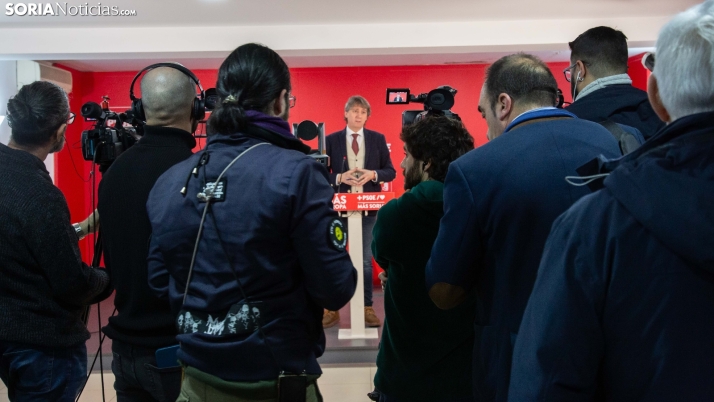 Carlos Martínez, líder del PSOE de Castilla y León