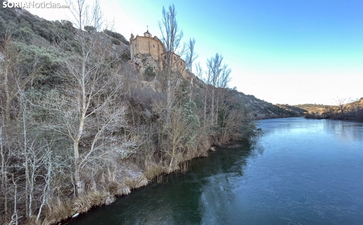 Una imagen del río hoy miércoles. /Pedro Lafuente