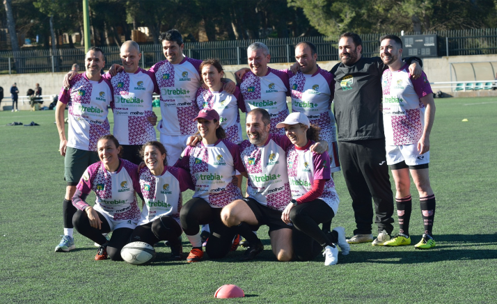 Escuelas y Touch Rugby protagonizan un gran d&iacute;a para el Ingenieros en Zaragoza