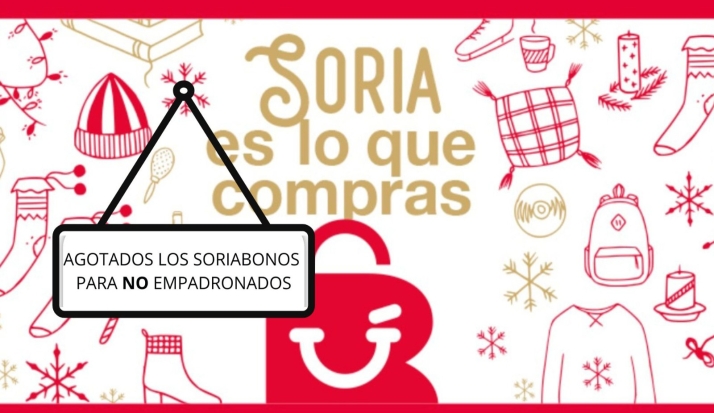 Agotados los Soria Bonos para no empadronados