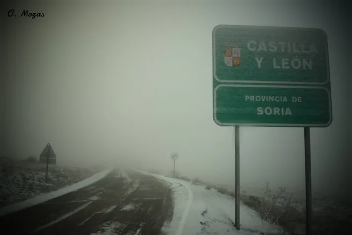 En im&aacute;genes: La nieve llega a algunos pueblos de Soria