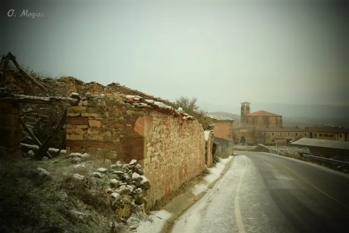 En im&aacute;genes: La nieve llega a algunos pueblos de Soria