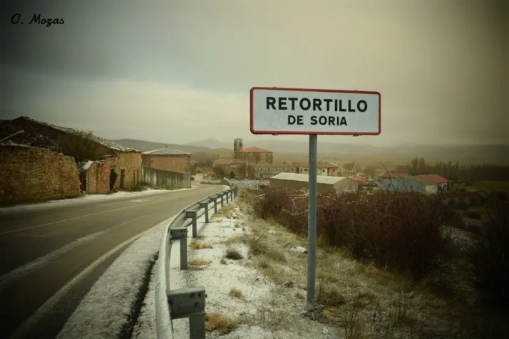 En im&aacute;genes: La nieve llega a algunos pueblos de Soria