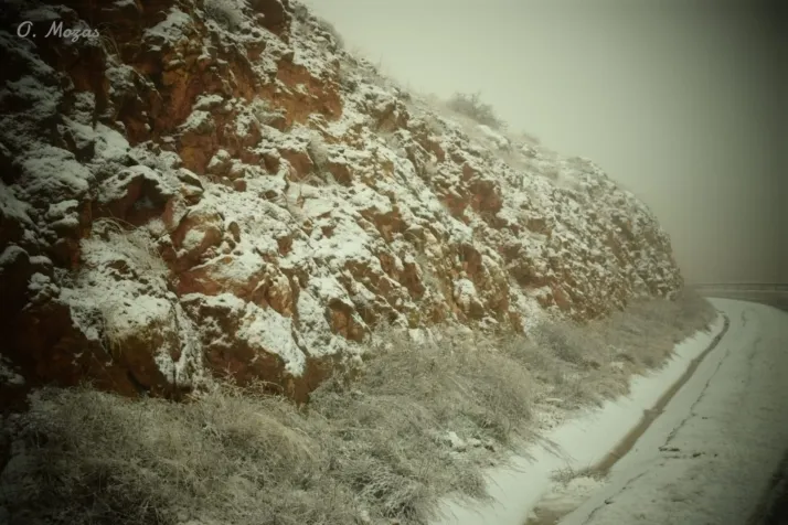 En im&aacute;genes: La nieve llega a algunos pueblos de Soria
