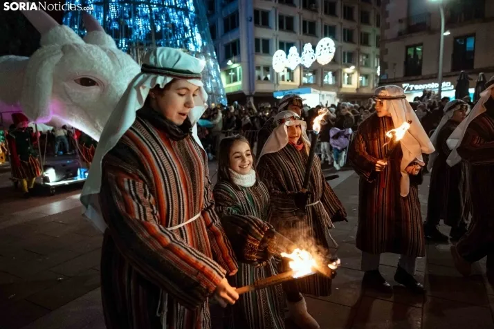 Los Reyes Magos en Soria 2025./ Viksar Fotografía