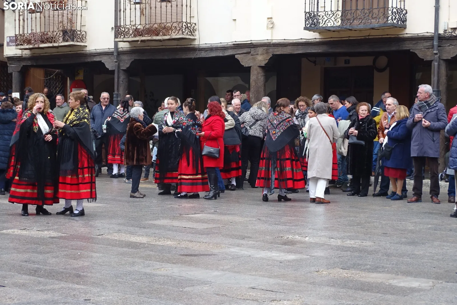 Una imagen de este mediodía dominical en San Esteban de Gormaz. /PC