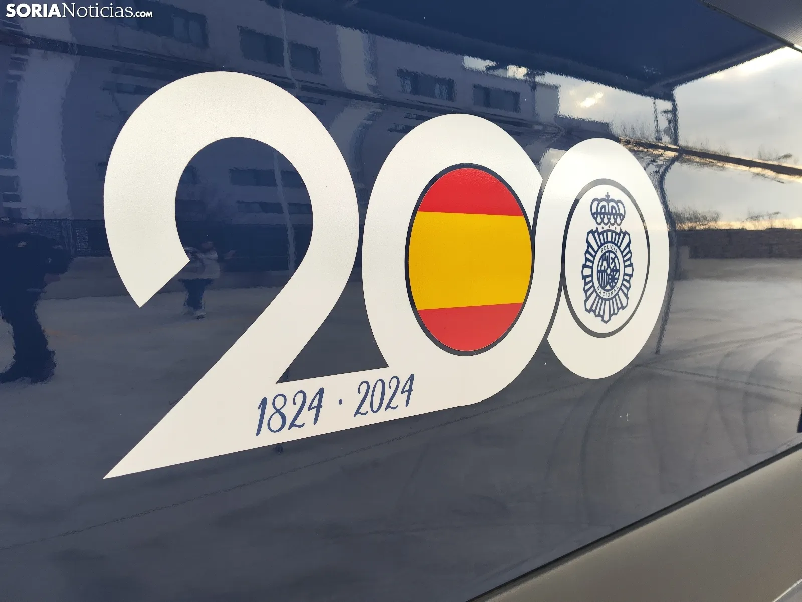 Nuevo vehículo de la Policía Nacional en Soria. 