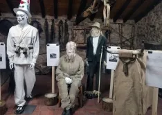 Las figuras que protagonizarán el carnaval de Alconaba. 