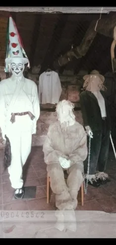 Las figuras que protagonizarán el carnaval de Alconaba. 