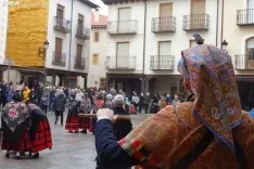 Una imagen de este mediodía dominical en San Esteban de Gormaz. /PC