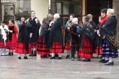 Una imagen de este mediodía dominical en San Esteban de Gormaz. /PC