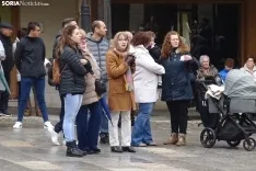 Una imagen de este mediodía dominical en San Esteban de Gormaz. /PC