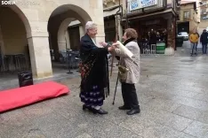 Una imagen de este mediodía dominical en San Esteban de Gormaz. /PC