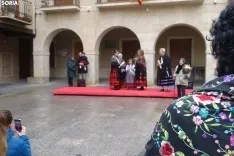 Una imagen de este mediodía dominical en San Esteban de Gormaz. /PC