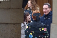 Una imagen de este mediodía dominical en San Esteban de Gormaz. /PC