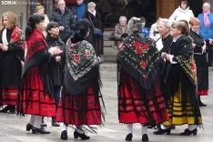 Una imagen de este mediodía dominical en San Esteban de Gormaz. /PC