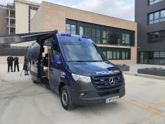 Nuevo vehículo de la Policía Nacional en Soria. 