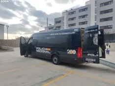 Nuevo vehículo de la Policía Nacional en Soria. 