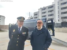 Nuevo vehículo de la Policía Nacional en Soria. 