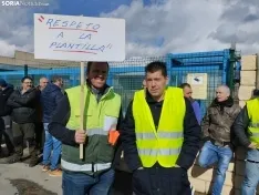 Concentración de los trabajadores de Losán.