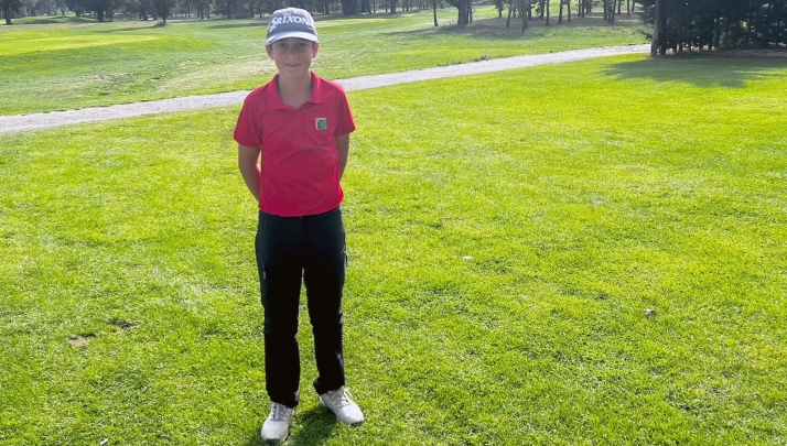 El golfista soriano Enzo Jiménez triunfa en el Puntuable Zonal Juvenil de Castilla y León-Extremadura