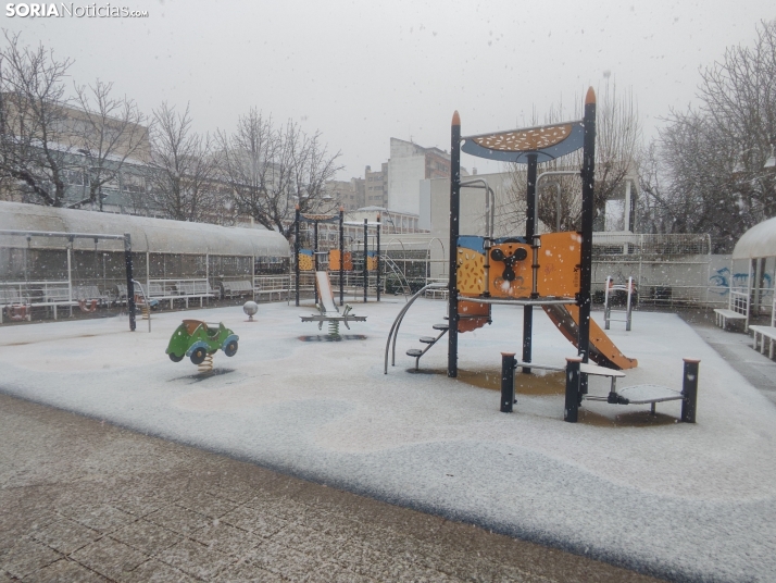 La nieve en la Dehesa. 