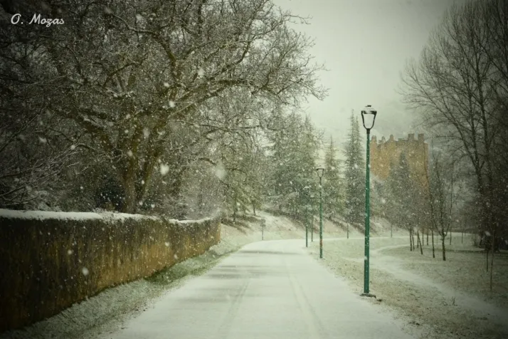 Fotos: La nieve tambi&eacute;n cubre El Burgo y Ciudad de Osma