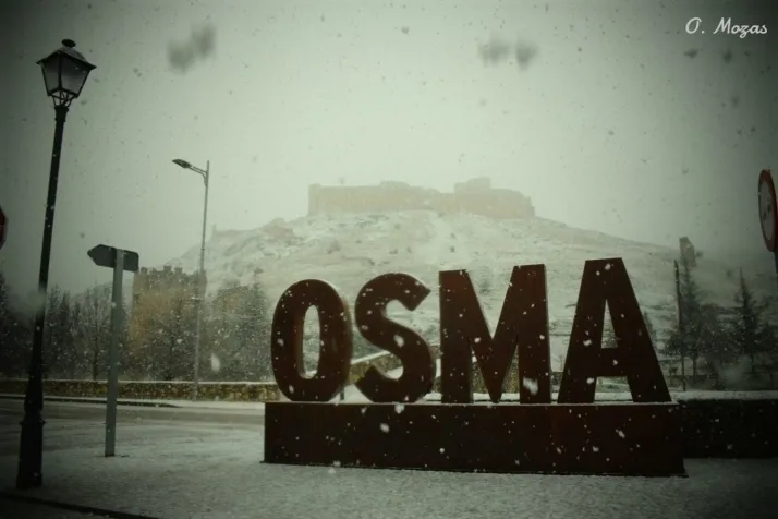 Fotos: La nieve tambi&eacute;n cubre El Burgo y Ciudad de Osma
