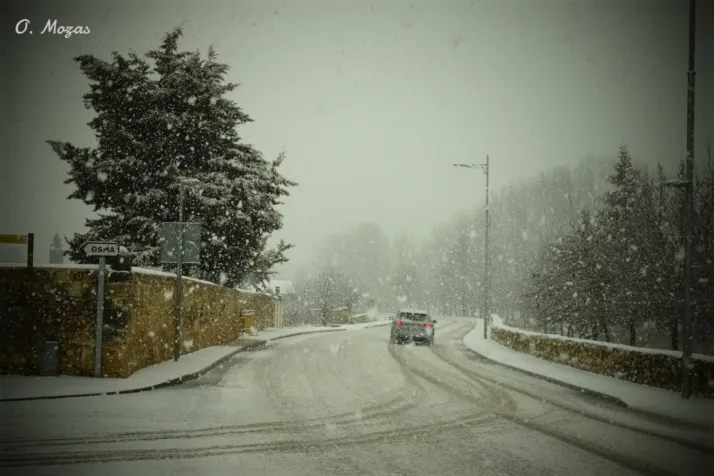 Fotos: La nieve tambi&eacute;n cubre El Burgo y Ciudad de Osma