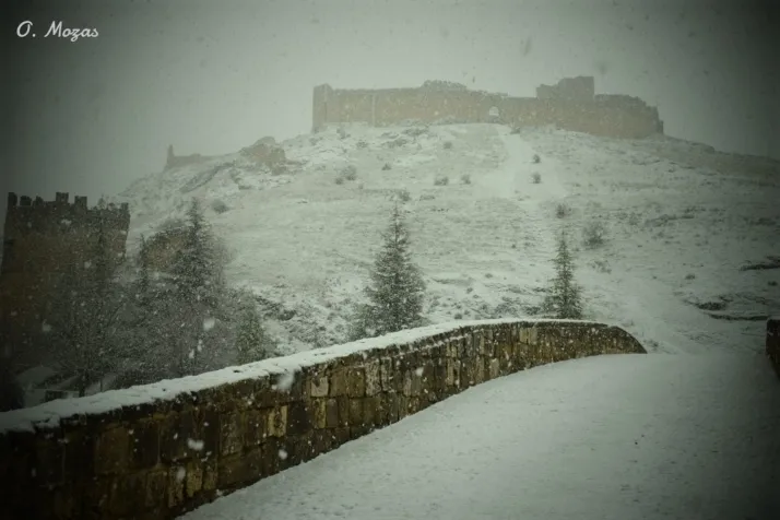 Fotos: La nieve tambi&eacute;n cubre El Burgo y Ciudad de Osma
