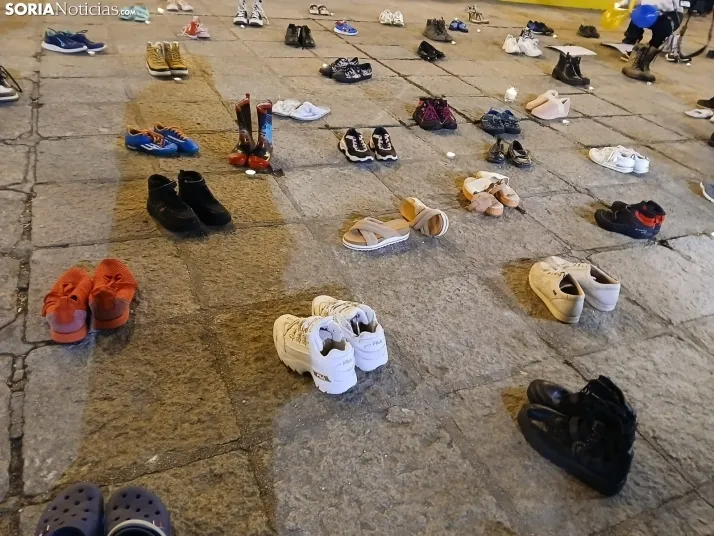 Fotos | Los Ucranianos exiliados en Soria piden el fin de la guerra: "Estamos seguros, pero no tranquilos
