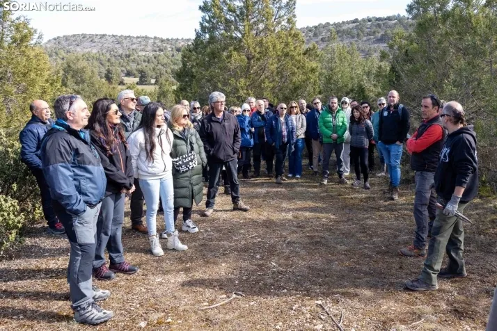 Paseo por una finca trufera