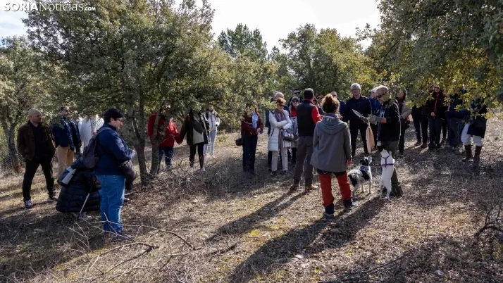 Paseo por una finca trufera