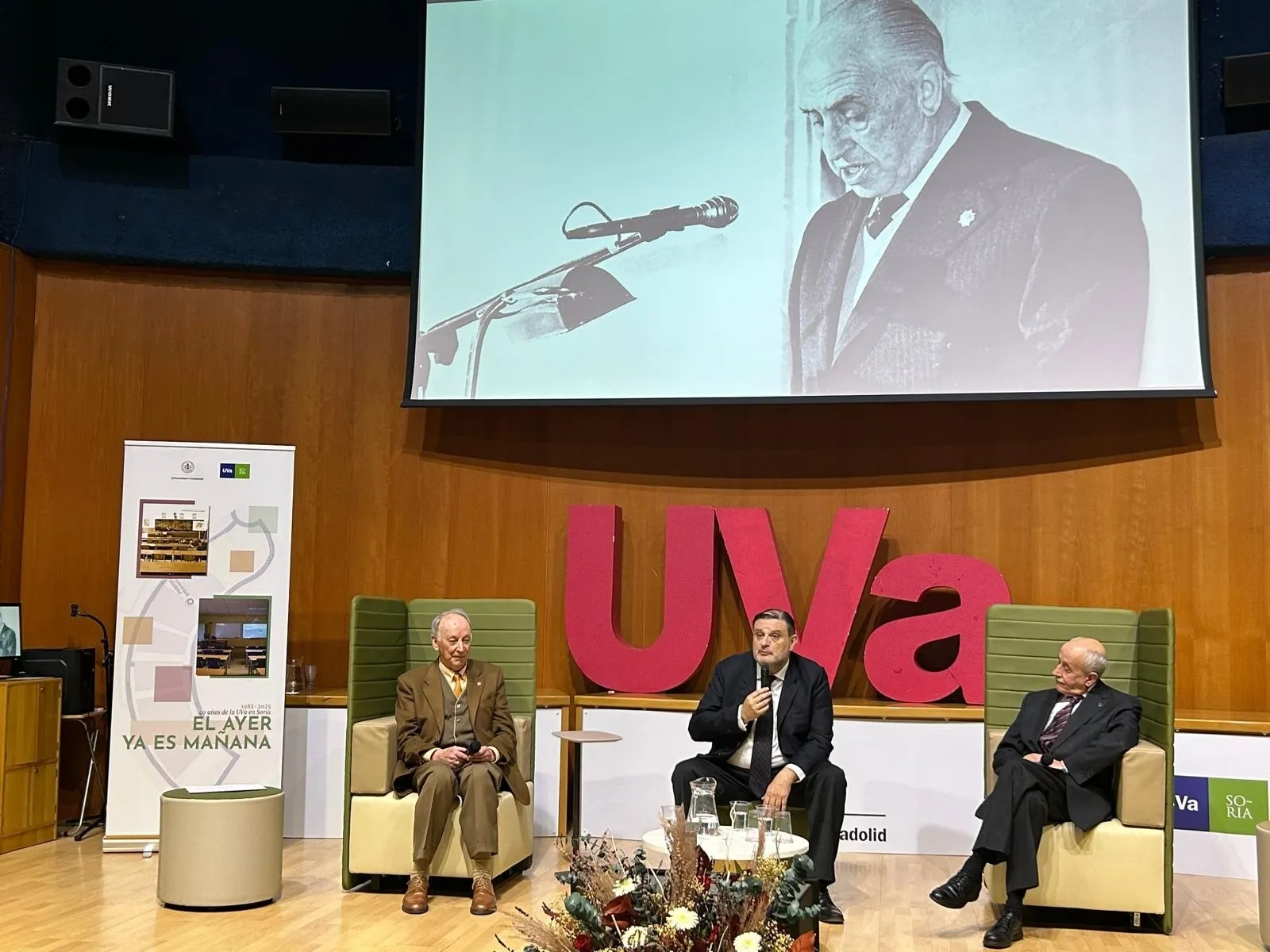 Foto 2 - La UVa celebra sus 40 a&ntilde;os en Soria con Fernando Tejerina y Jos&eacute; Antonio Tejero