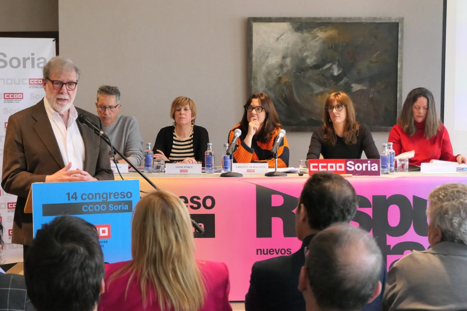 Una imagen del congreso del sindicato en Soria. /CCOO