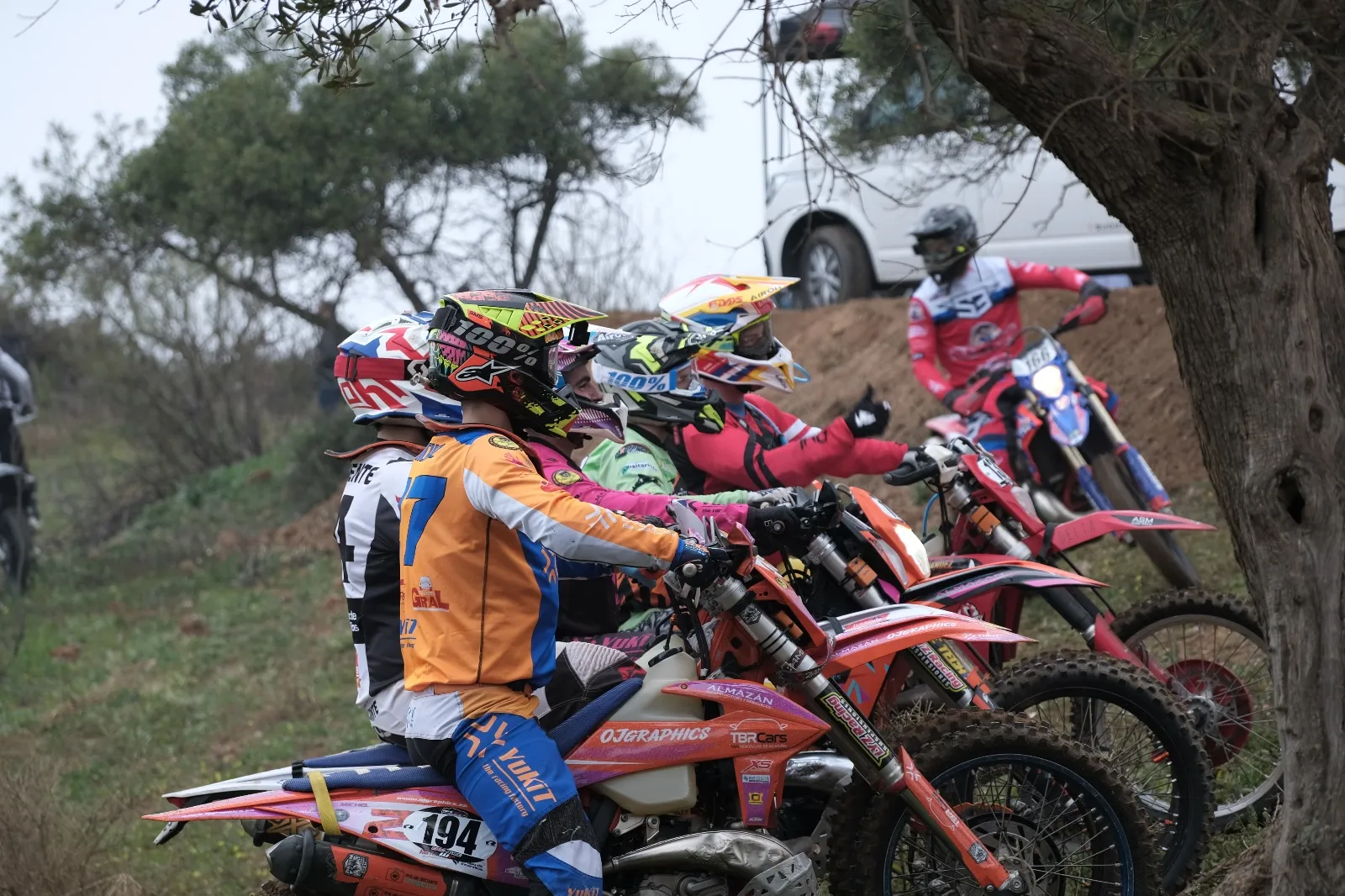 Imágenes de la participación soriana durante el XC de Ujue. 