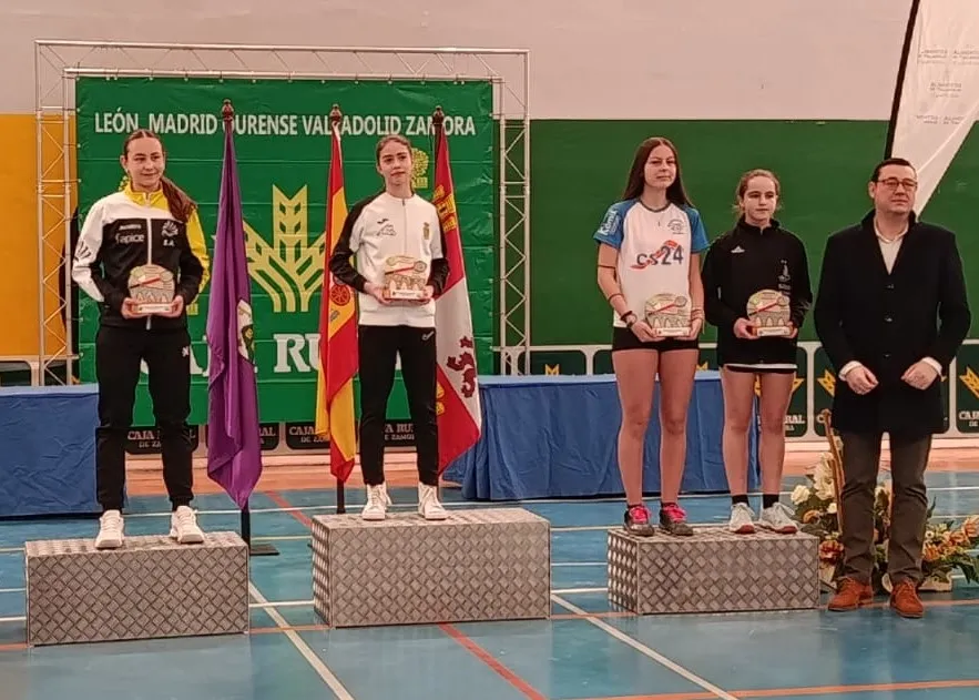 Foto 2 - Daniela Corch&oacute;n y Jimena Ayll&oacute;n brillan en el Master Nacional de Tordesillas