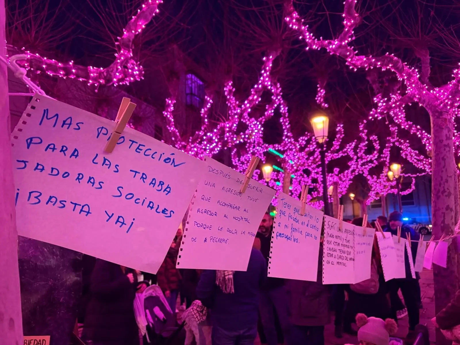 Foto 9 - Soria se uni&oacute; en las calles bajo el lema "Todas Somos Bel&eacute;n" para exigir m&aacute;s recursos para el sector social