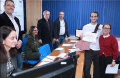 Una imagen de la entrega de premios y diplomas. /UVa