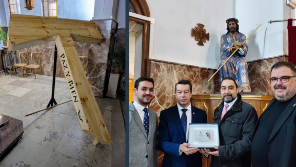 La réplica del Ecce Homo y una Cruz Tau, novedades de la cofradía soriana para esta Semana Santa