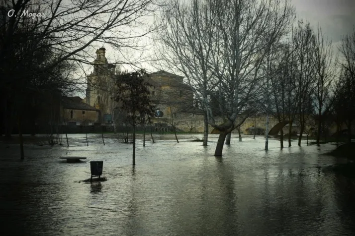 Fotos: El r&iacute;o Ucero deja estas im&aacute;genes en varios pueblos de Soria tras su crecida 