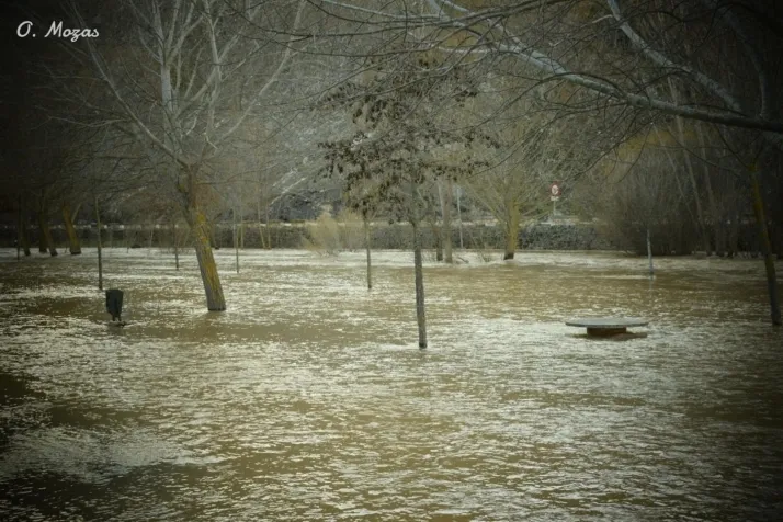 Fotos: El r&iacute;o Ucero deja estas im&aacute;genes en varios pueblos de Soria tras su crecida 