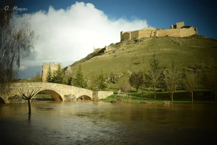 Fotos: El r&iacute;o Ucero deja estas im&aacute;genes en varios pueblos de Soria tras su crecida 