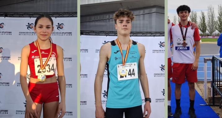 Tres sorianos estarán este fin de semana en el Nacional Sub 16 de atletismo en pista cubierta